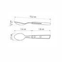 CUCHARA DE TE TRAMONTINA 22207/900 TRADICIONAL 12PZS