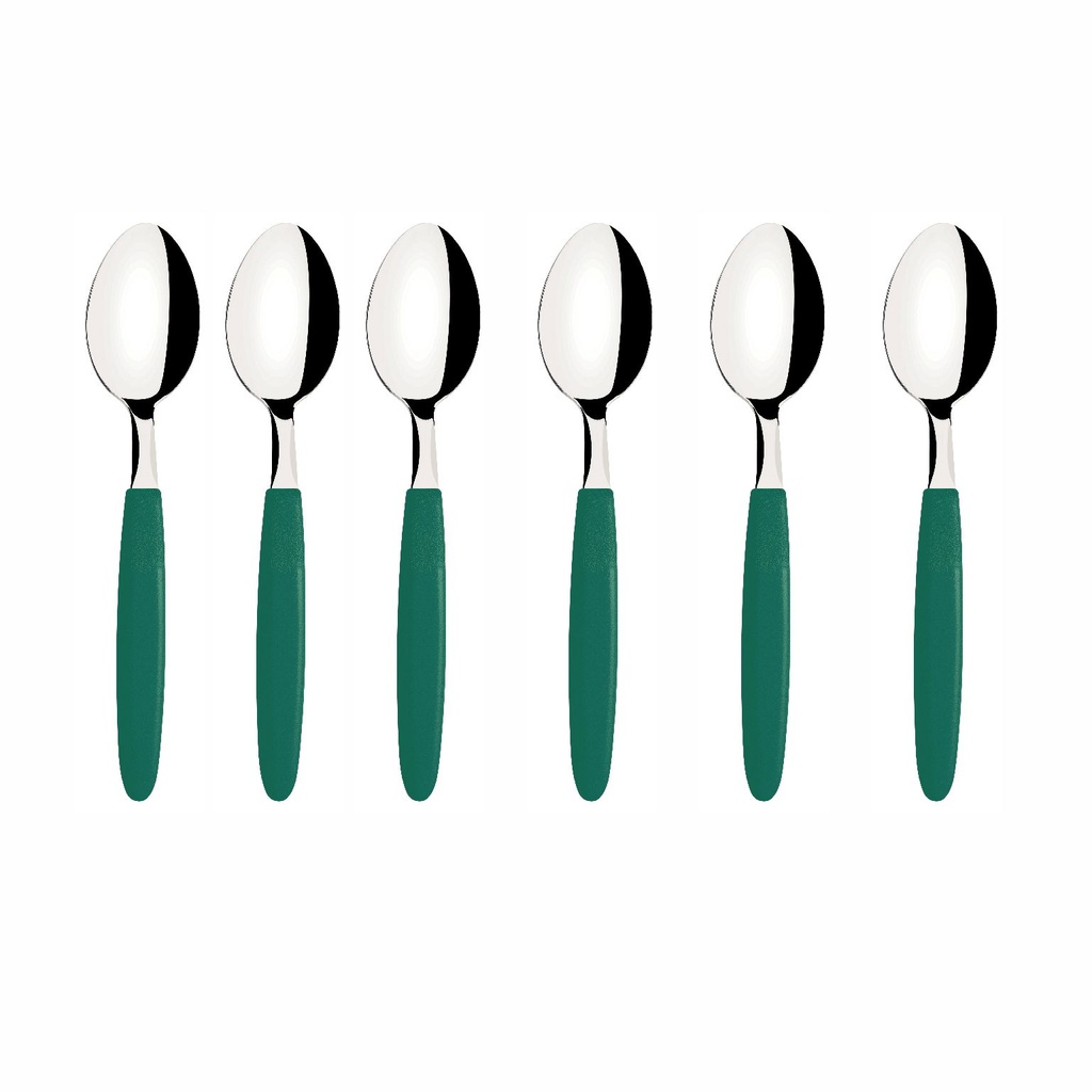 CUCHARA DE MESA TRAMONTINA 23363/622 IPANEMA 6PZS VERDE