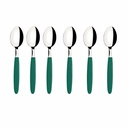 CUCHARA DE MESA TRAMONTINA 23363/622 IPANEMA 6PZS VERDE