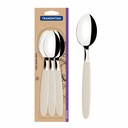 CUCHARA DE MESA TRAMONTINA 23363/666 IPANEMA 6PZS GRIS