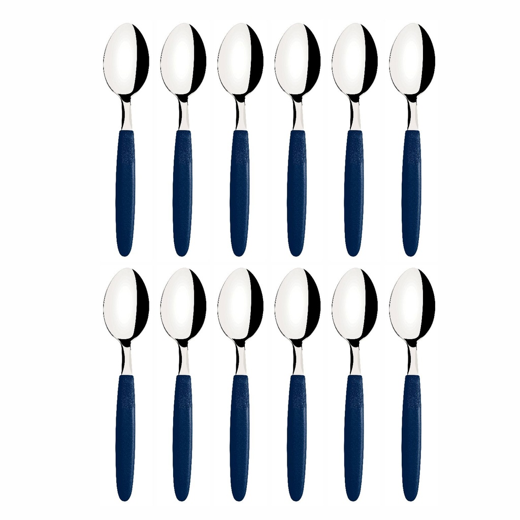 CUCHARA DE MESA TRAMONTINA 23363/910 IPANEMA 12PZ AZUL