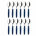 CUCHARA DE MESA TRAMONTINA 23363/910 IPANEMA 12PZ AZUL