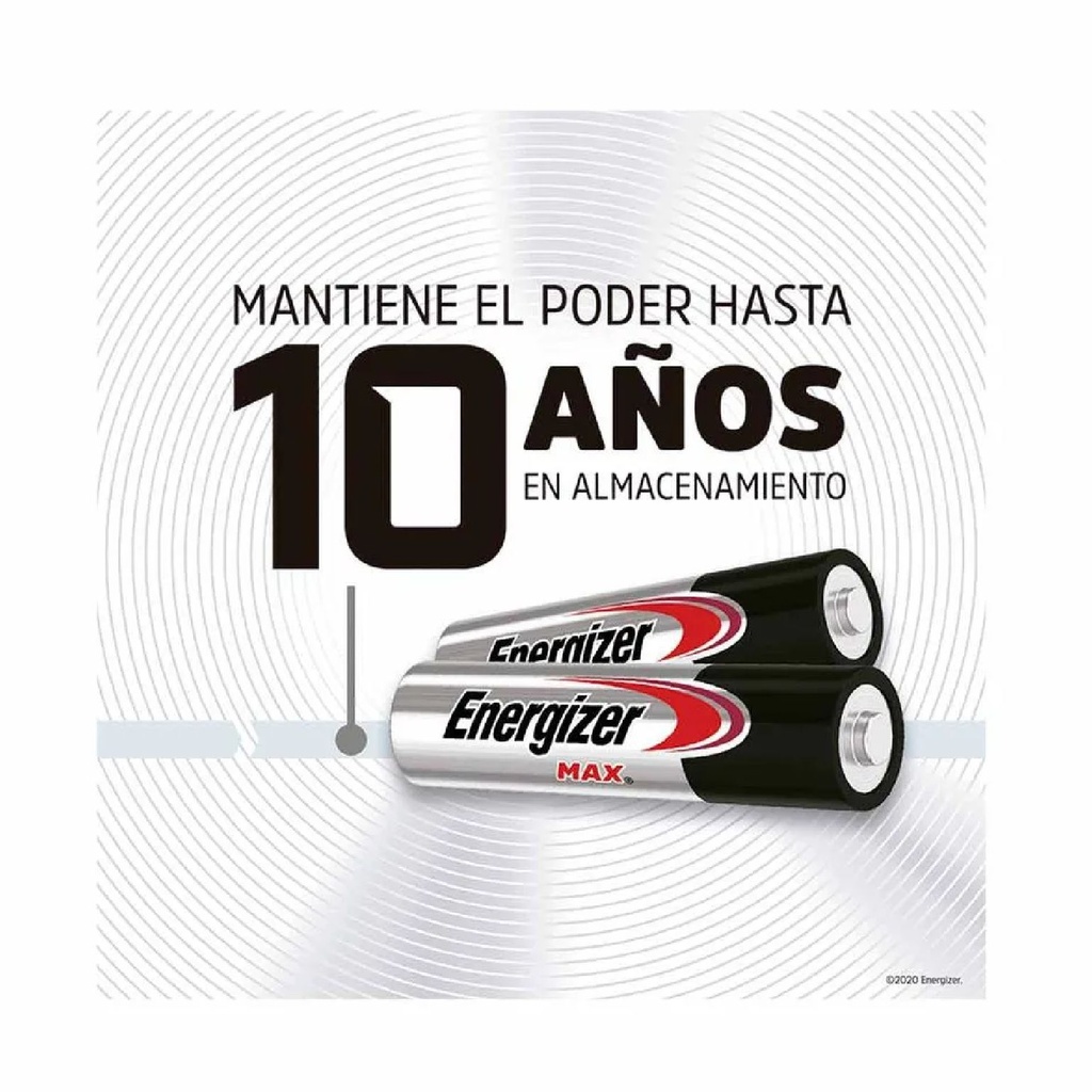 PILA ENERGIZER AA ALCALINA E91-BP6