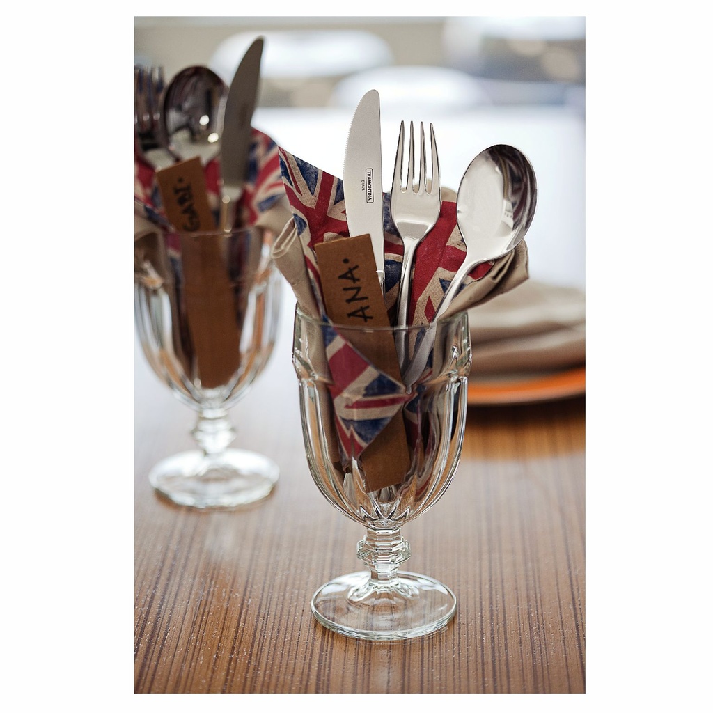 CUCHARA DE POSTRE TRAMONTINA 63934/040 BERLIN 12PZS