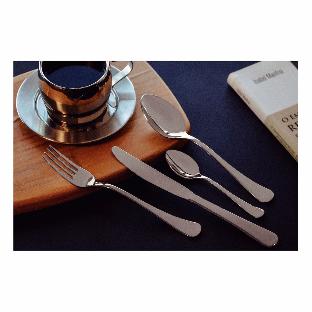 CUCHARA DE POSTRE TRAMONTINA 63986/040 ZURIQUE 12PZS