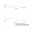 CUCHARA DE CAFE TRAMONTINA 63986/080 ZURIQUE 12PZS