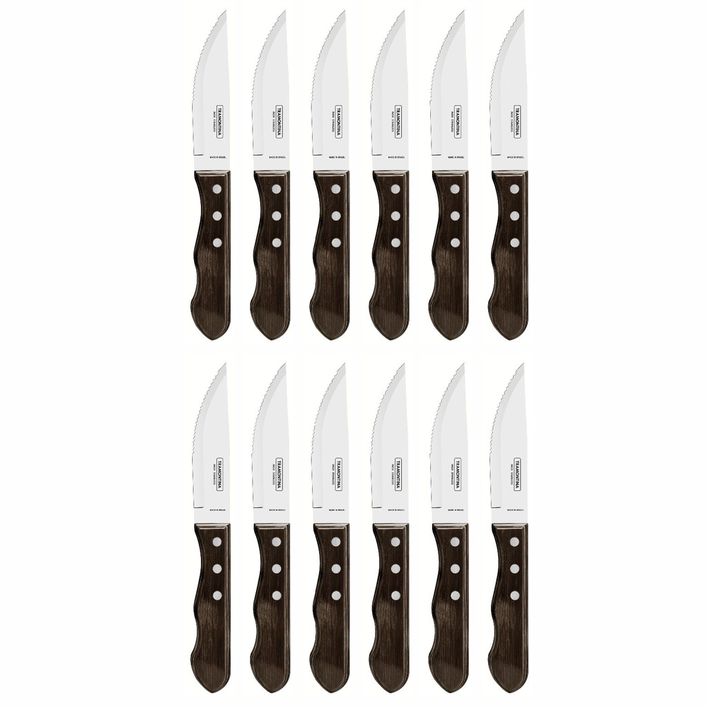 CUCHILLO PARA ASADO TRAMONTINA 21116/095 POLLYWOOD 12PZS
