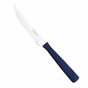 CUCHILLO DE MESA TRAMONTINA 23160/314 NEW KOLOR 3PZS AZUL