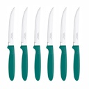 CUCHILLO DE MESA TRAMONTINA 23360/622 IPANEMA 6PZS VERDE