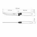 CUCHILLO DE MESA TRAMONTINA 23360/915 IPANEMA 12PZS AZUL