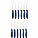 CUCHILLO DE MESA TRAMONTINA 23360/915 IPANEMA 12PZS AZUL