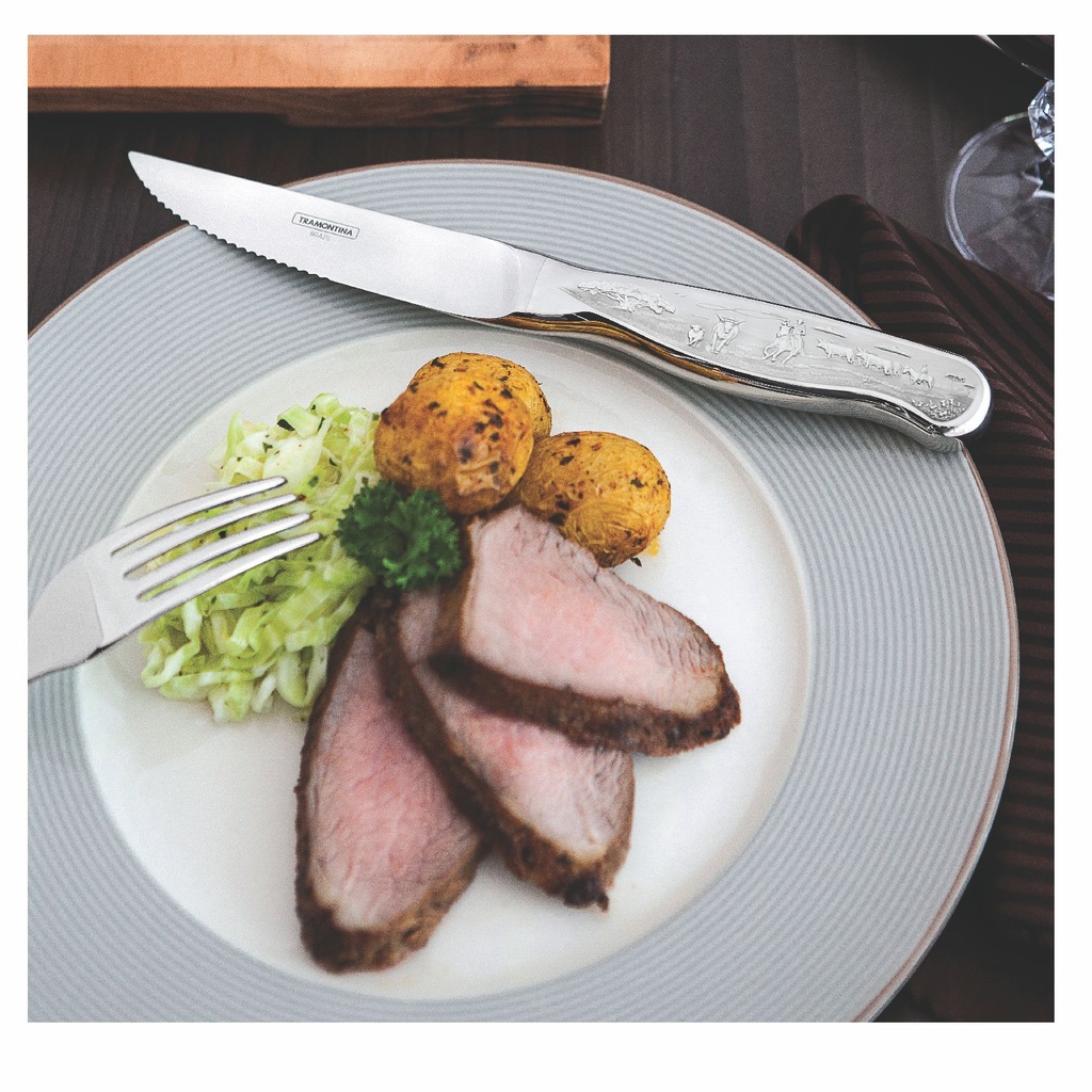 CUCHILLO PARA ASADO TRAMONTINA 63928/784 SONATA 6PZS