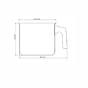 HERVIDOR TRAMONTINA 27806/023 VERMONT 14CM