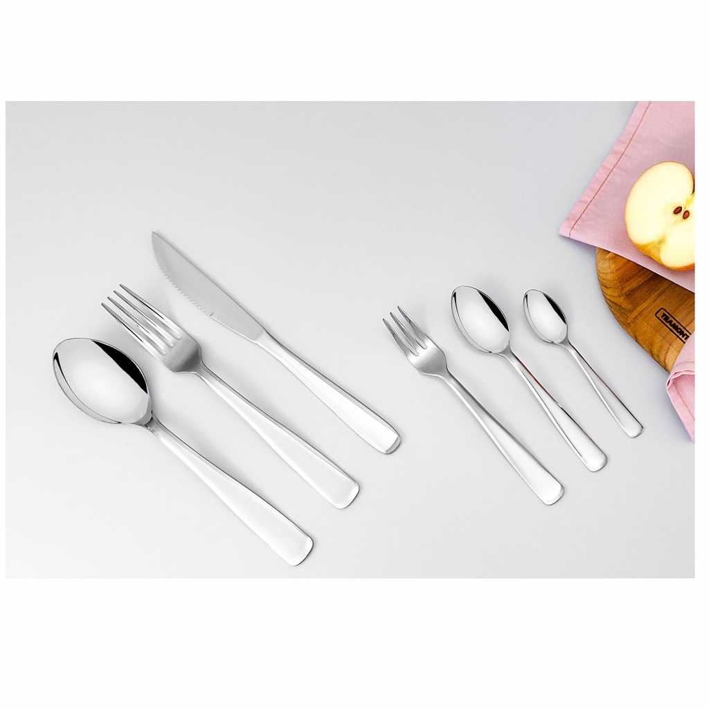 JUEGO DE CUBIERTOS TRAMONTINA 66962/124 PACIFIC 24PZS