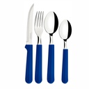 JUEGO DE CUBIERTOS TRAMONTINA 23299/183 TULUM AZUL 25PZS