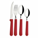 JUEGO DE CUBIERTOS TRAMONTINA 23299/783 TULUM ROJO 25PZS