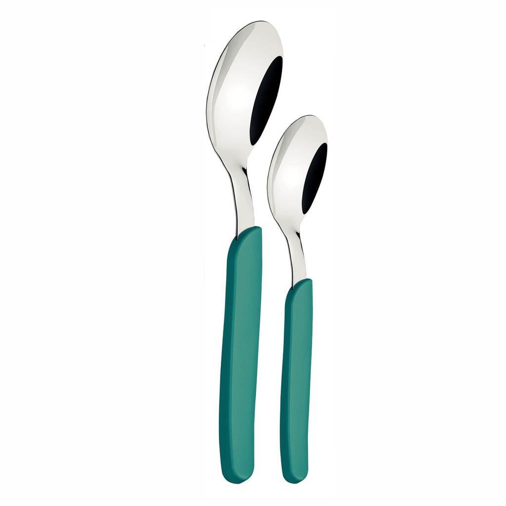 JUEGO DE CUBIERTOS TRAMONTINA 23499/081 CARMEL TURQUESA 20PZS