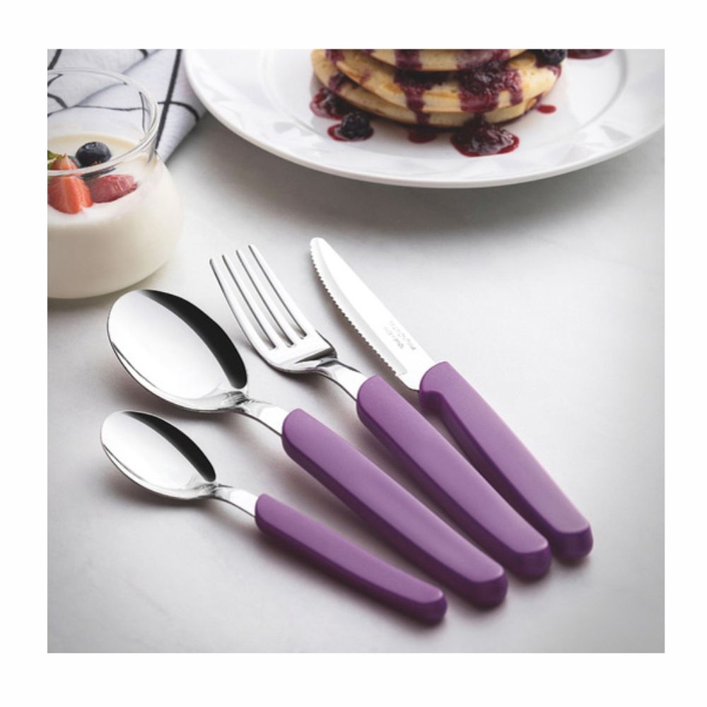 JUEGO DE CUBIERTOS TRAMONTINA 23499/084 CARMEL LILA 20PZS