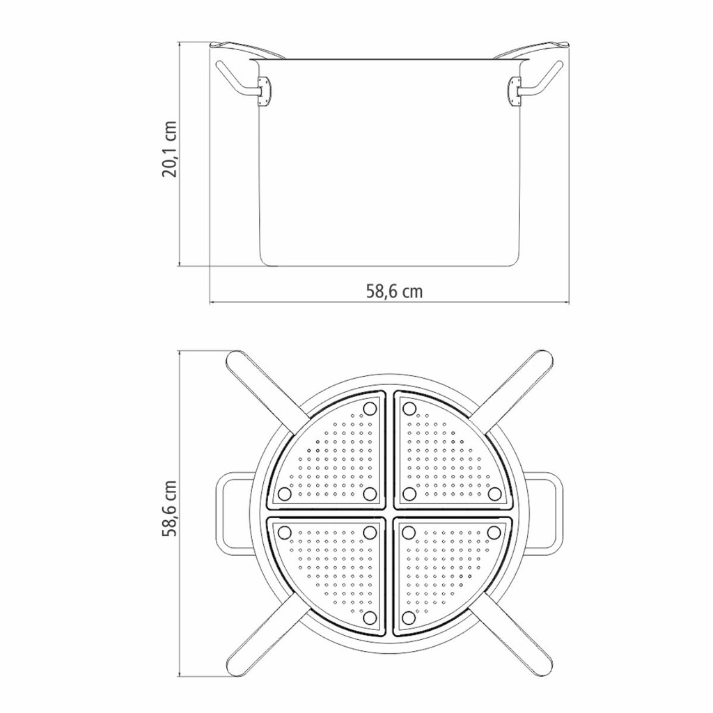 COZI PASTA 65620/411 PROFESIONAL 5PZS