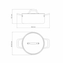 OLLA TRAMONTINA 62943/243 TRIX COBRE 24CM