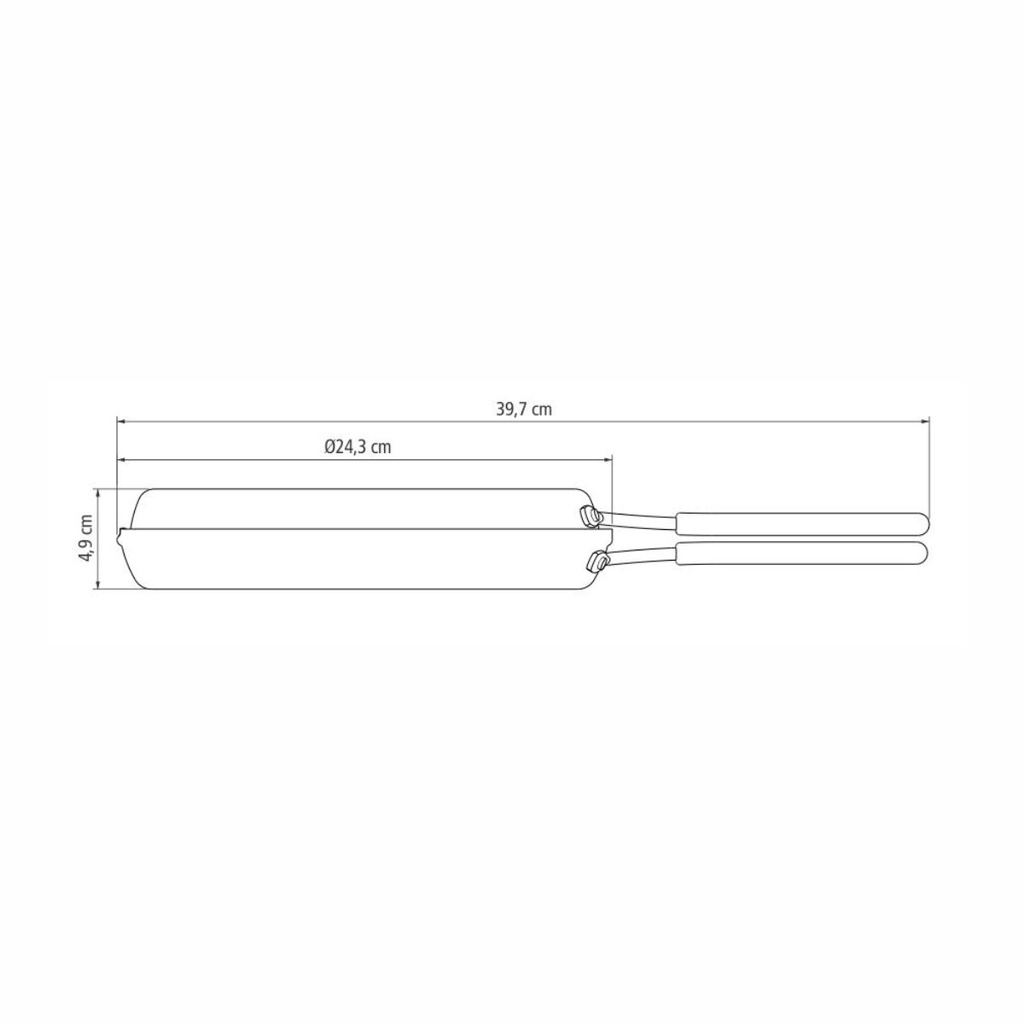 SARTEN TRAMONTINA 20687/024 LORETO 24CM