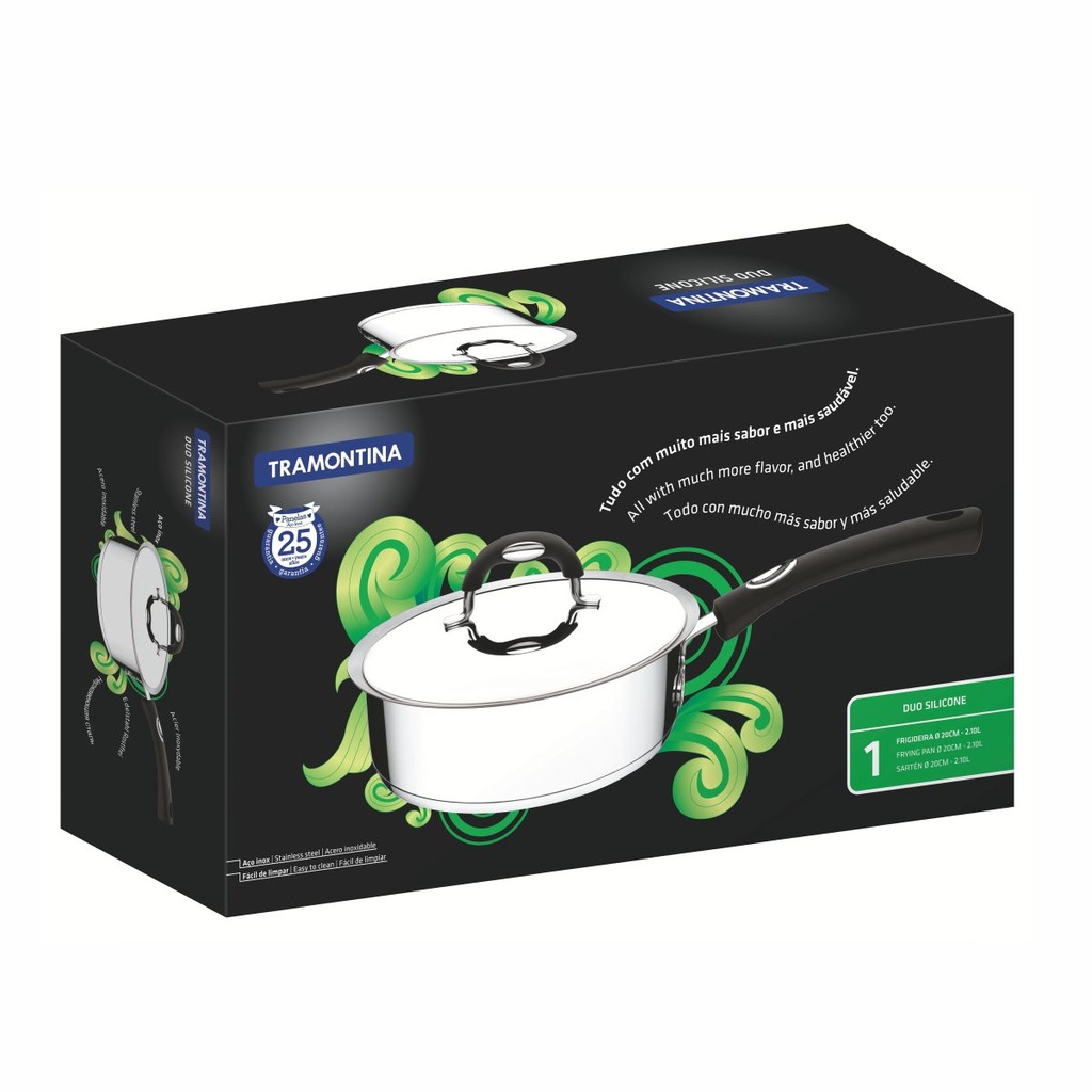 SARTEN TRAMONTINA 62480/240 DUO SILICONE 24CM