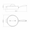 SARTEN TRAMONTINA 62820/300 TRIX 30CM
