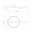 SARTEN TRAMONTINA 62940/303 TRIX COBRE 30CM