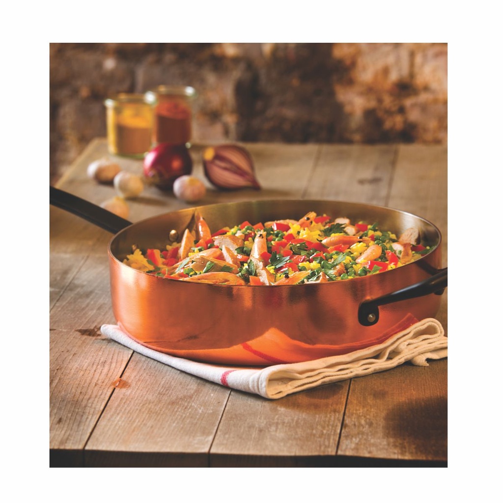 SARTEN TRAMONTINA 62940/303 TRIX COBRE 30CM