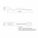 TENEDOR DE POSTRE TRAMONTINA 63932/050 ITALY 12PZS