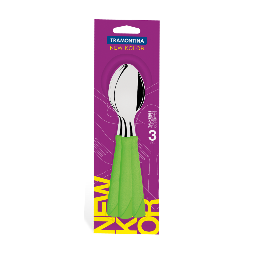 PACK TRAMONTINA NEW KOLOR VERDE 12 PZS