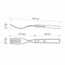 TENEDOR DE MESA TRAMONTINA 21102/370 POLYWOOD 3PZS