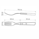 TENEDOR DE MESA TRAMONTINA 22202/900 TRADICIONAL 12PZS