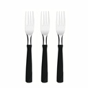 TENEDOR DE MESA TRAMONTINA 23162/300 NEW KOLOR NEGRO 3PZS