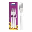 TENEDOR DE MESA TRAMONTINA 23162/380 NEW KOLOR BLANCO 3PZS