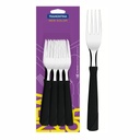 TENEDOR DE MESA TRAMONTINA 23162/900 NEW KOLOR NEGRO 12PZS