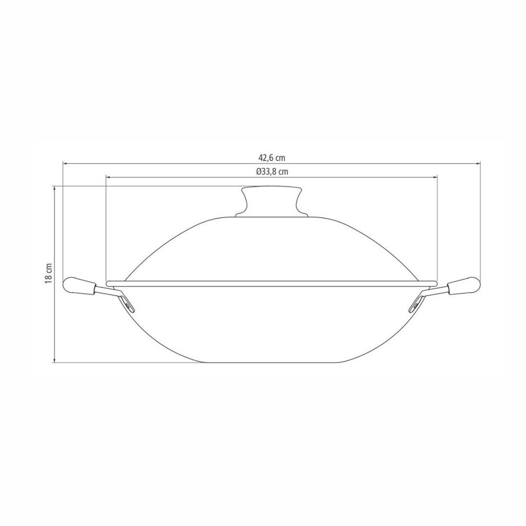 WOK TRAMONTINA 20545/632 PARIS 32CM