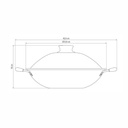 WOK TRAMONTINA 20545/632 PARIS 32CM