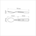 CUCHARA DE TE TRAMONTINA 21107/490 POLYWOOD 60PZS