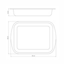 ASADERA TRAMONTINA 27806/003 VERMONT 34CM