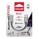ADAPTADOR MAXELL CB-C35 USB-C A 3.5MM