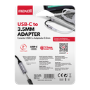 ADAPTADOR MAXELL CB-C35 USB-C A 3.5MM
