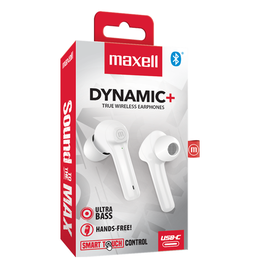 AURICULAR MAXELL EB-BTDY DYNAMIC+ BLANCO