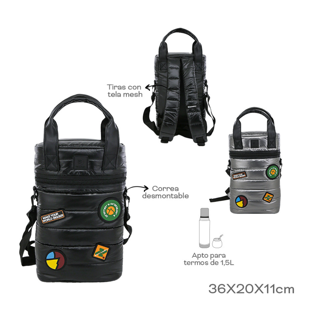 BOLSO MATERO DISCOVERY 18463 NEGRO