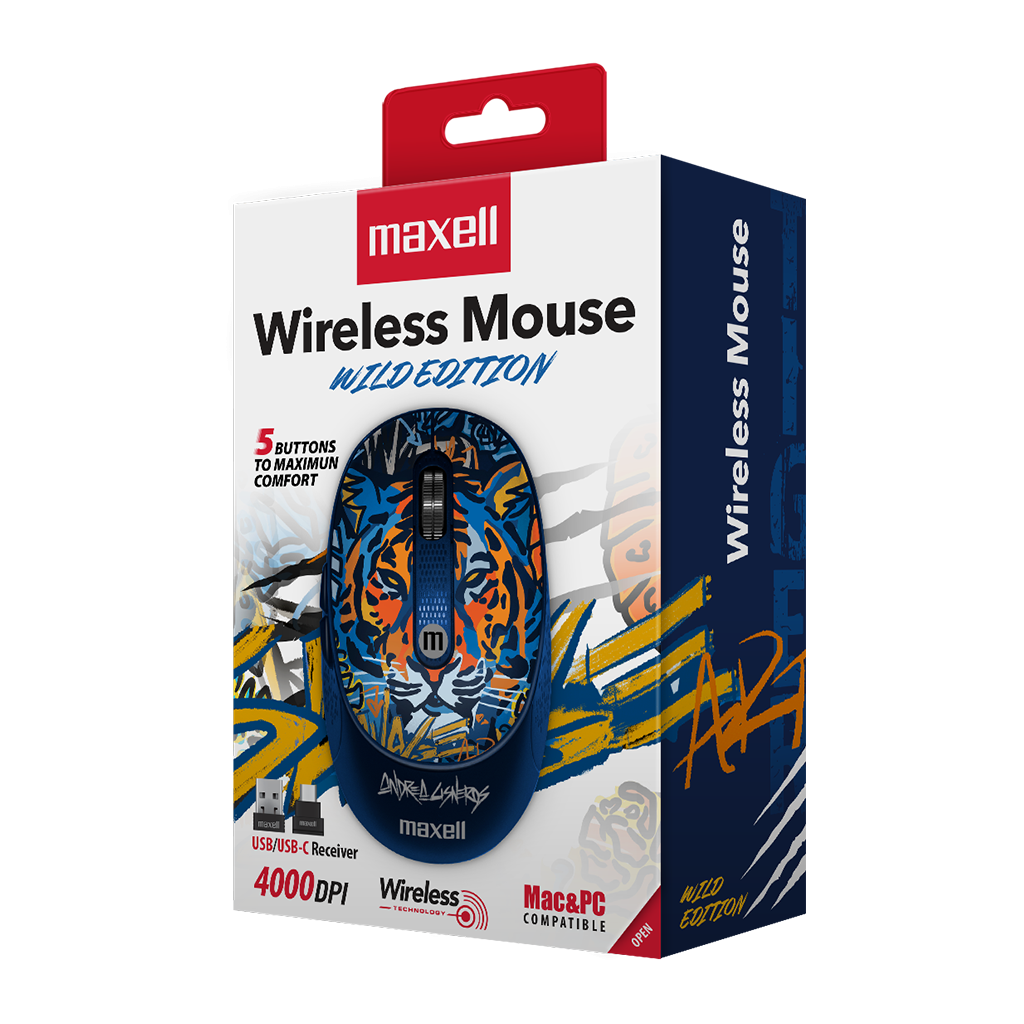 MOUSE MAXELL MOWL-320 TIGER 348606