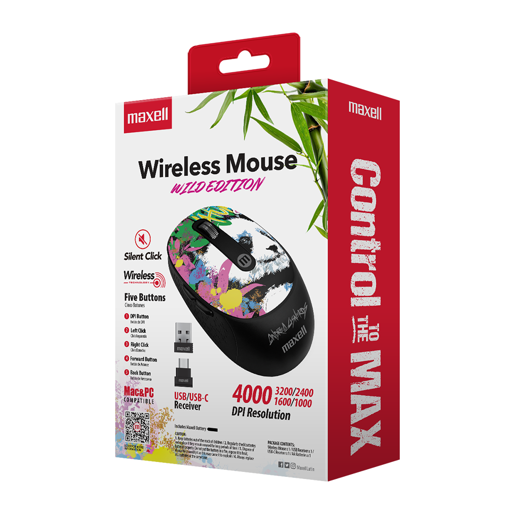 MOUSE MAXELL MOWL-320 PANDA 348607
