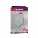 CARGADOR USB SOUL CVQ-PD20W QC 20w SIN CABLE