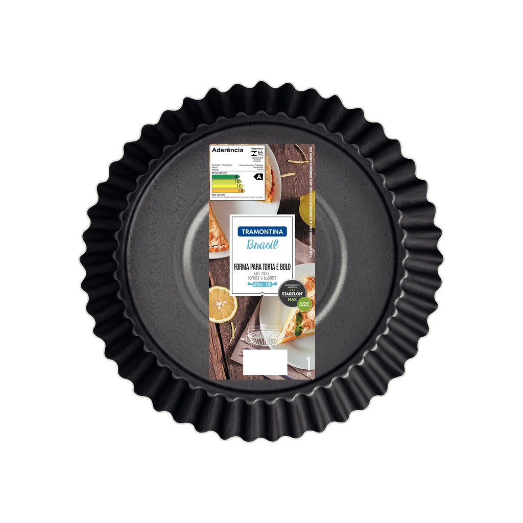 MOLDE PARA TARTA TRAMONTINA 20056/026 BRASIL 26CM
