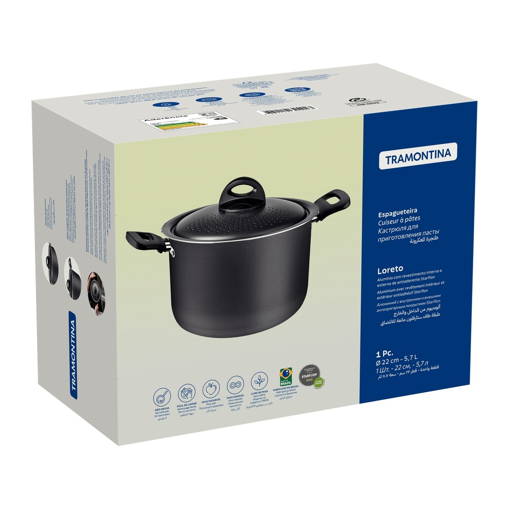 OLLA TRAMONTINA 20388/022 LORETO 22CM