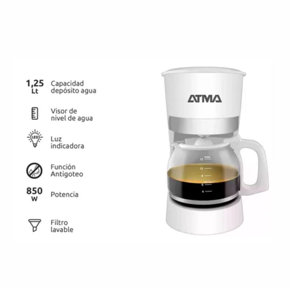 CAFETERA ATMA CA-8133 FILTRO